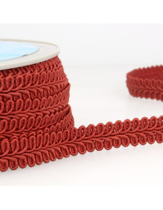 Galon style Chanel, rouge hermès