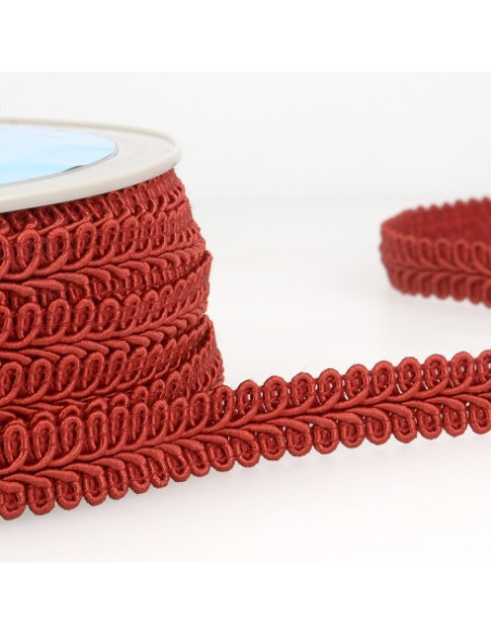 Galon style Chanel, rouge hermès