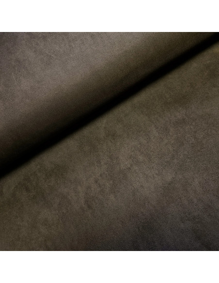 Tissu, Suédine Scuba Unie, Marron Foncé, Laize 150 cm, 96% Polyester 4% Spandex 280g/m²