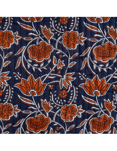 Matelassé fleurs, ethnique