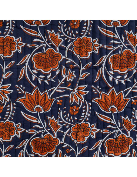 Matelassé fleurs, ethnique