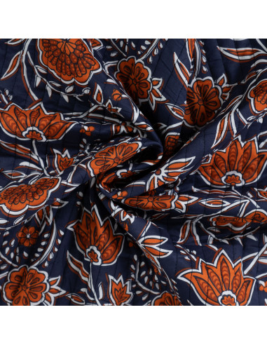Matelassé fleurs, ethnique