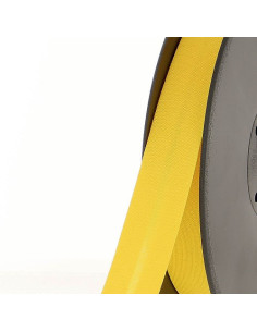 Biais tout textile, polycoton, 20mm, jaune tournesol