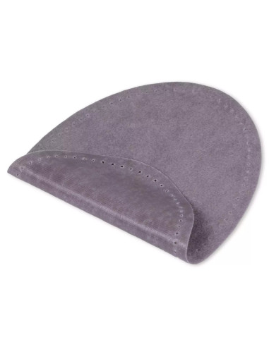 Renforts imitation daim, thermocollant, 9,5 x 14,5 cm, gris clair