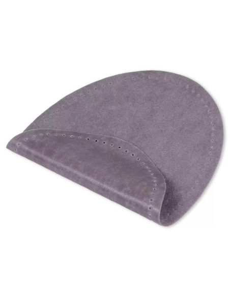 Renforts imitation daim, thermocollant, 9,5 x 14,5 cm, gris clair