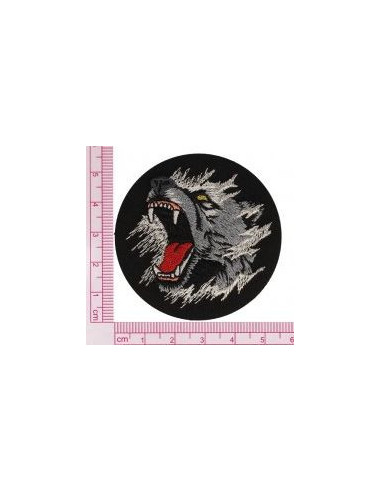 Ecusson thermocollant, loup