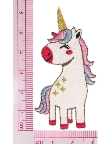 Ecusson thermocollant, licorne