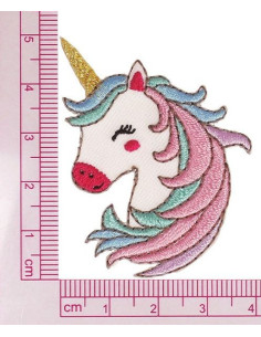 Ecusson thermocollant, licorne