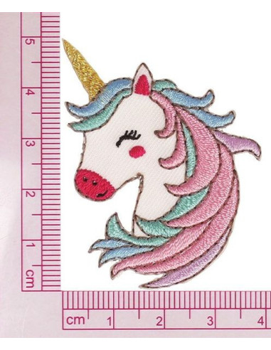 Ecusson thermocollant, licorne
