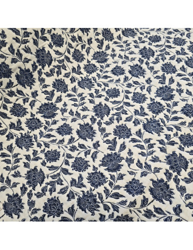 Tissu jacquard Deepsi, bleu