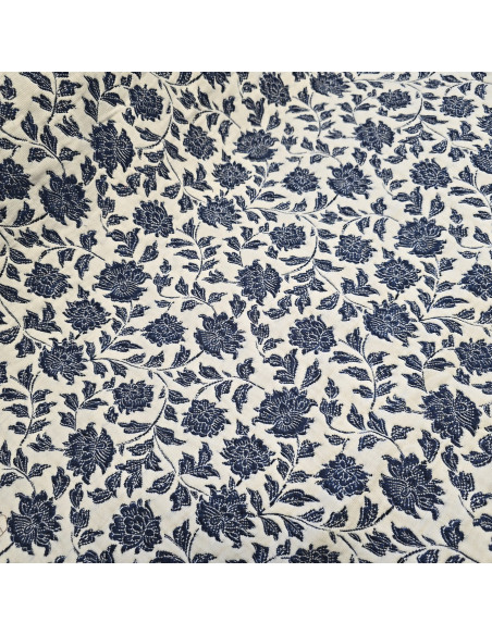 Tissu jacquard Deepsi, bleu