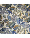 Tissu jacquard Cacao, bleu