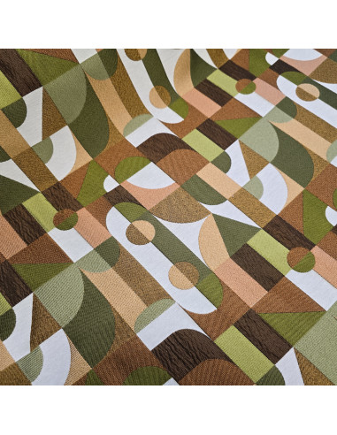 Tissu jacquard Abstract, bronze