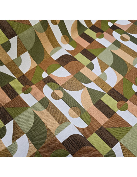 Tissu jacquard Abstract, bronze