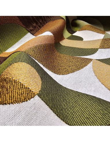Tissu jacquard Abstract, bronze