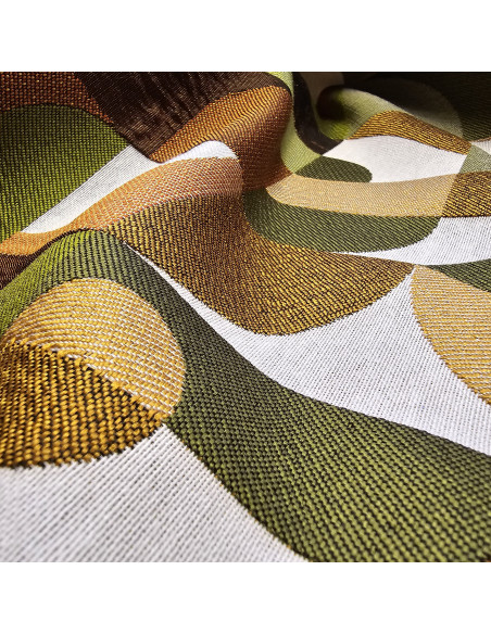 Tissu jacquard Abstract, bronze