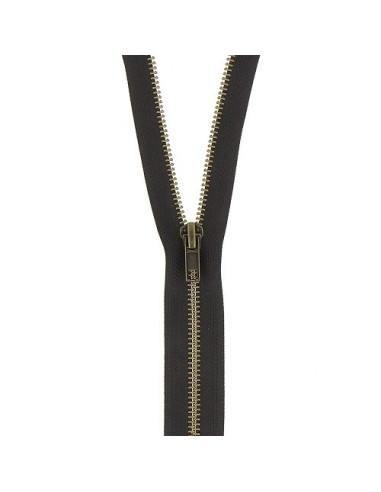 Fermeture à glissière, Non-séparable, Métal, N° 5, 10 cm