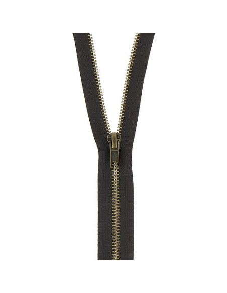 Fermeture à glissière, Non-séparable, Métal, N° 5, 10 cm