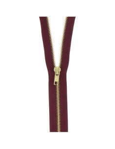 Fermeture à glissière, Non-séparable, Métal, N° 5, 18 cm