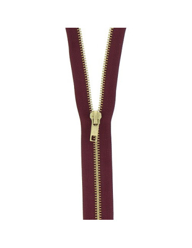 Fermeture à glissière, Non-séparable, Métal, N° 5, 18 cm