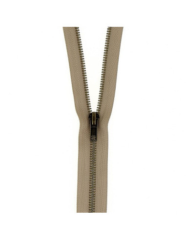 Fermeture à glissière, Non-séparable, Métal, N° 5, 18 cm