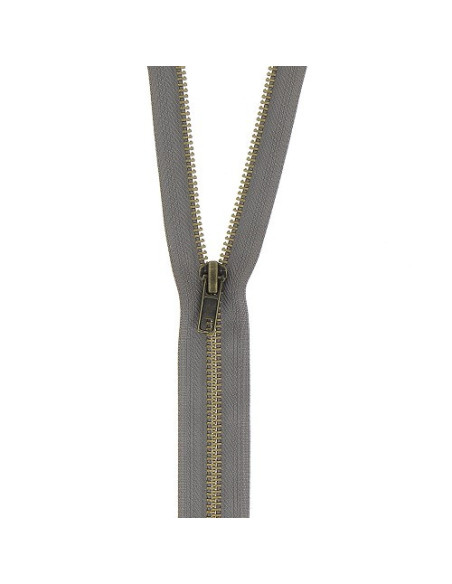 Fermeture à glissière, Non-séparable, Métal, N° 5, 18 cm