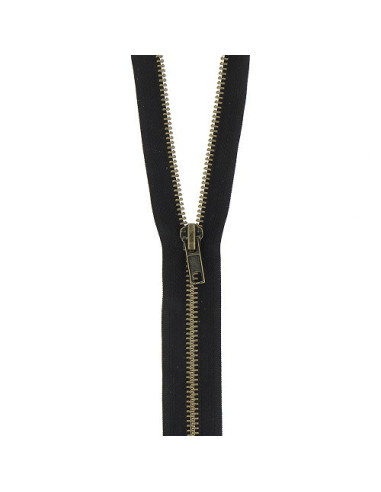 Fermeture à glissière, Non-séparable, Métal, N° 5, 18 cm