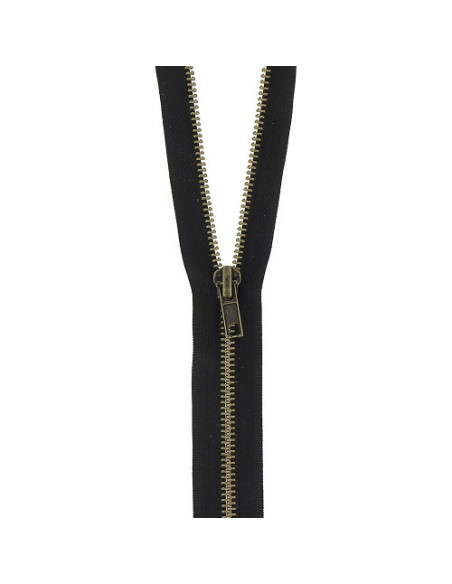 Fermeture à glissière, Non-séparable, Métal, N° 5, 18 cm