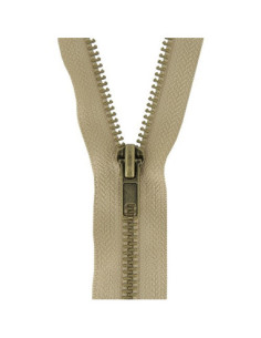 Fermeture à glissière, Séparable, Métal, N° 5, 25 cm