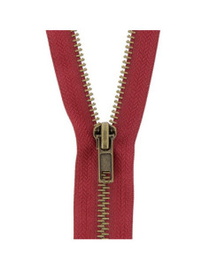 Fermeture à glissière, Séparable, Métal, N° 5, 45 cm