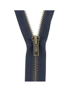 Fermeture à glissière, Séparable, Métal, N° 5, 45 cm