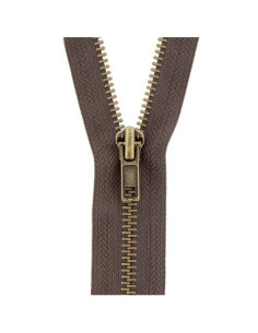 Fermeture à glissière, Séparable, Métal, N° 5, 45 cm