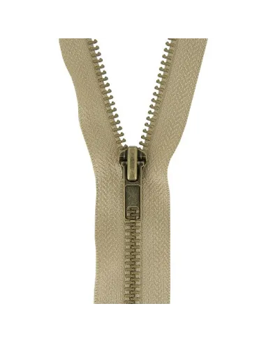 Fermeture à glissière, Séparable, Métal, N° 5, 70 cm