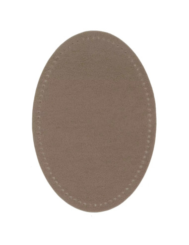 Renforts imitation daim, thermocollant, 9,5 x 14,5 cm, pierre