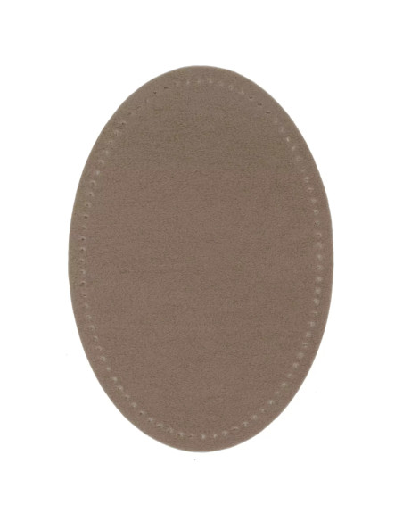 Renforts imitation daim, thermocollant, 9,5 x 14,5 cm, pierre