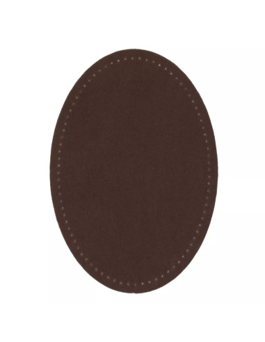 Renforts imitation daim, thermocollant, 9,5 x 14,5 cm, brun foncé