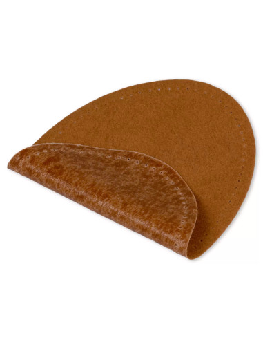 Renforts imitation daim, thermocollant, 9,5 x 14,5 cm, camel