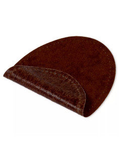 Renforts imitation daim, thermocollant, 9,5 x 14,5 cm, brun moyen 2