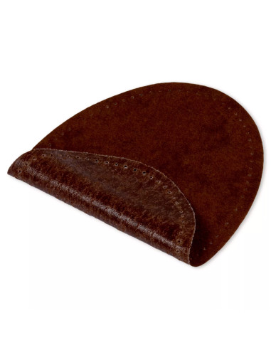 Renforts imitation daim, thermocollant, 9,5 x 14,5 cm, brun moyen