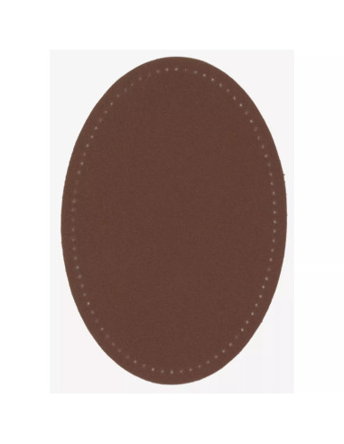 Renforts imitation daim, thermocollant, 9,5 x 14,5 cm, brun moyen