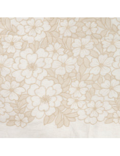 Broderie anglaise de luxe, sable