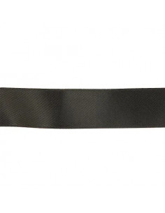 Ruban satin, 50mm, noir