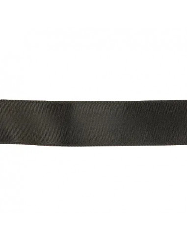 Ruban satin, 50mm, noir