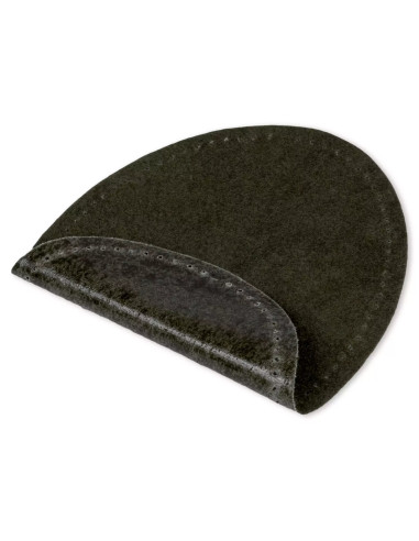 Renforts imitation daim, thermocollant, 9,5 x 14,5 cm, olive