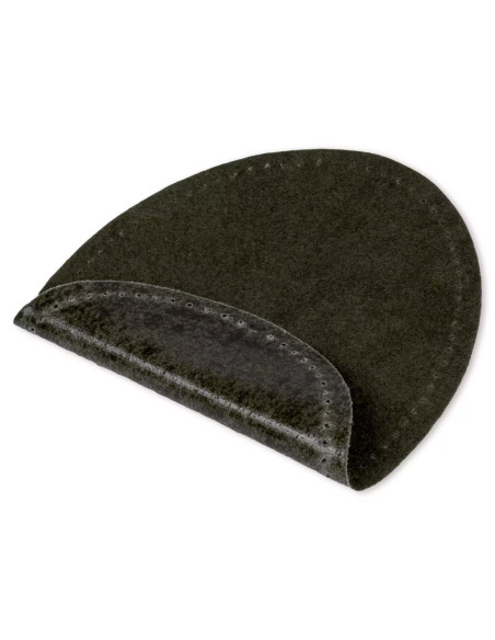 Renforts imitation daim, thermocollant, 9,5 x 14,5 cm, olive