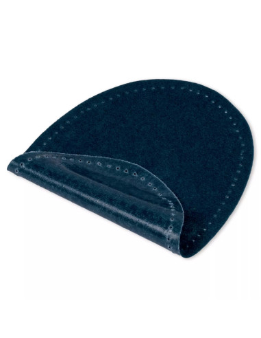 Renforts imitation daim, thermocollant, 9,5 x 14,5 cm, bleu pétrole