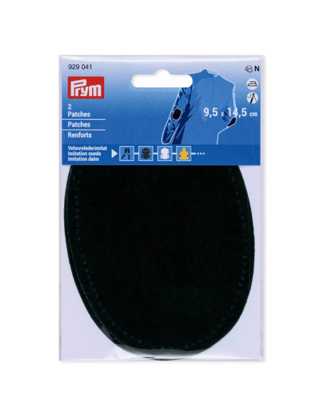Renforts imitation daim, thermocollant, 9,5 x 14,5 cm, vert foncé