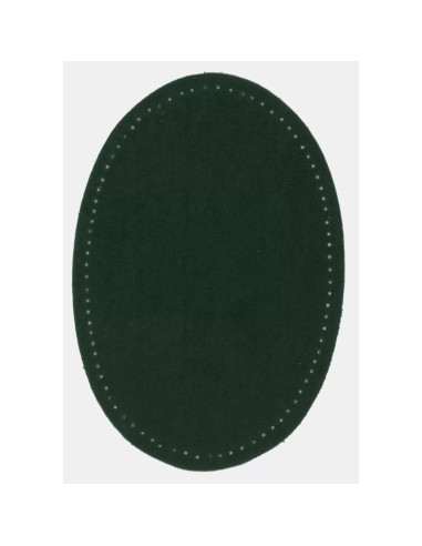 Renforts imitation daim, thermocollant, 9,5 x 14,5 cm, vert foncé
