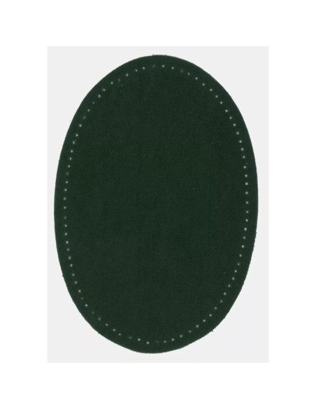 Renforts imitation daim, thermocollant, 9,5 x 14,5 cm, vert foncé