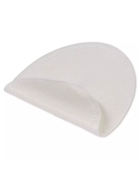 Renforts imitation daim, thermocollant, 9,5 x 14,5 cm, écru
